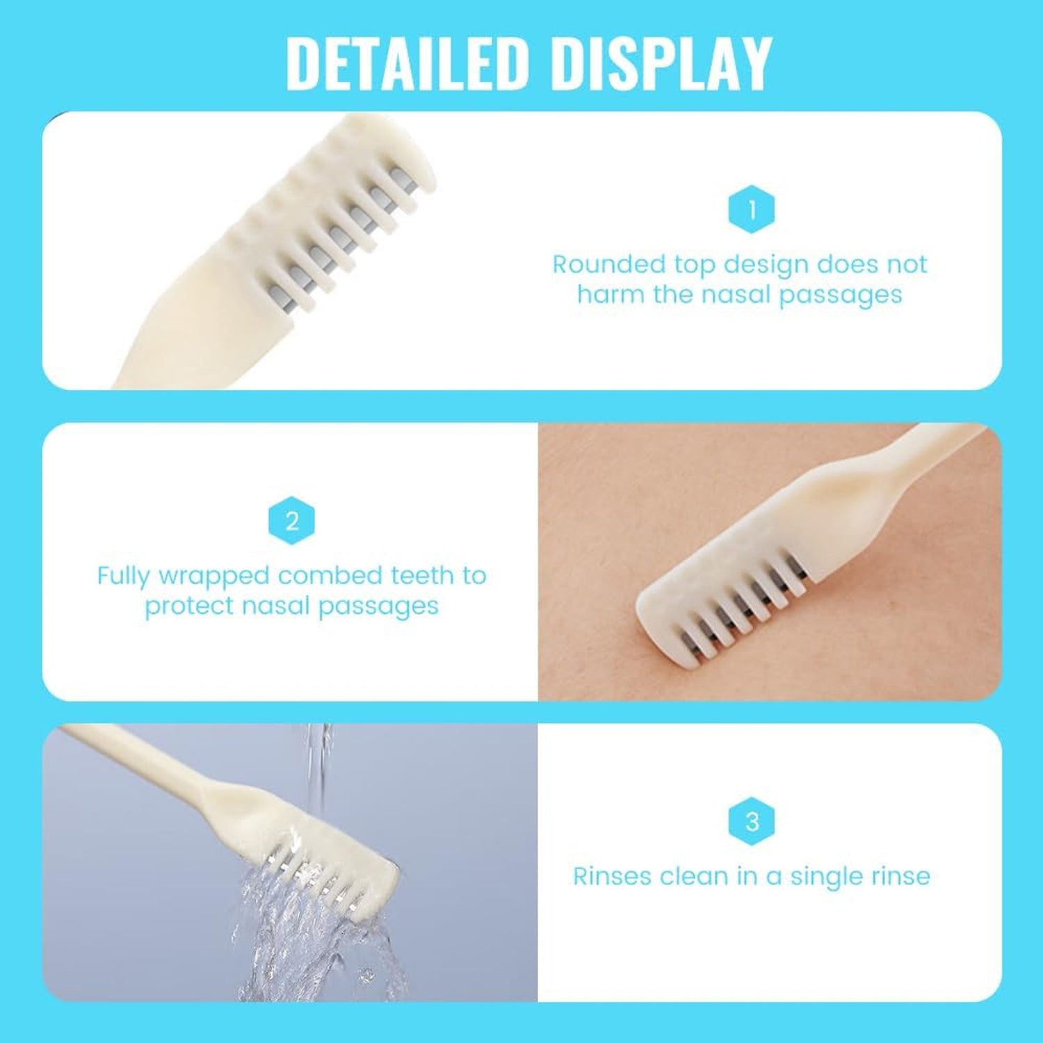 Nose Hair Removal Trimmer Nose Hair Remover Razor Kit Blade (3 Pcs Set) Nose Hair Removal Trimmer Nose Hair Remover Razor Kit Blade (3 Pcs Set)